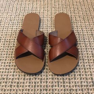JCrew Leather Sandals